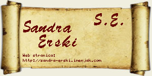 Sandra Erski vizit kartica